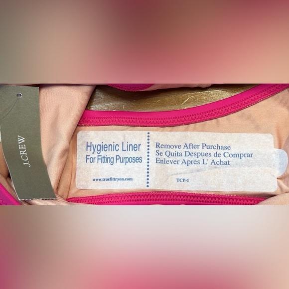 NWT J. Crew Hallie High Waisted Bikini Bottom in Magenta Orchid Pink Size Small. - Picture 8 of 14